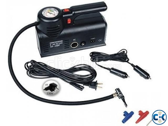 AC DC Dual Powered Car Electric Air Compressor large image 0