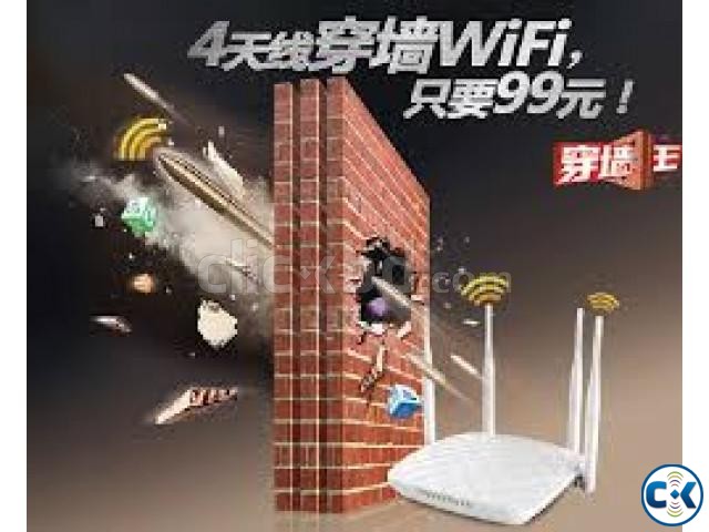 Tenda 300m hi power Router warranty 1year large image 0