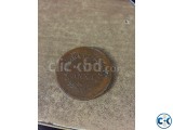 East Indian coin 5 pcs