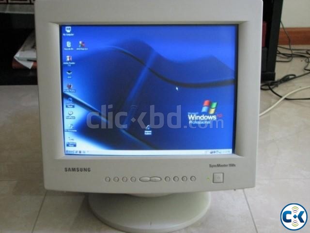 Samsung working CRT Monitor 15 inch large image 0