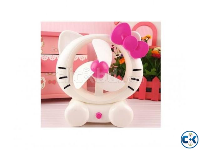 hello kitty USB Rechargeable Electric Fan large image 0