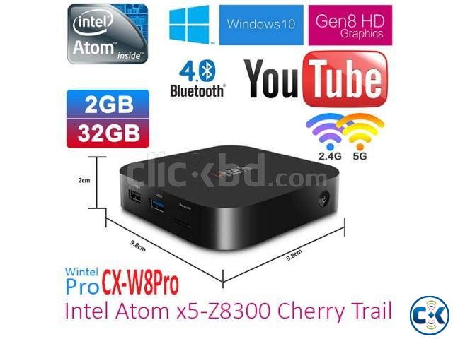 Wintel CX-W8Pro Win10 Intel Z8300 minipc large image 0