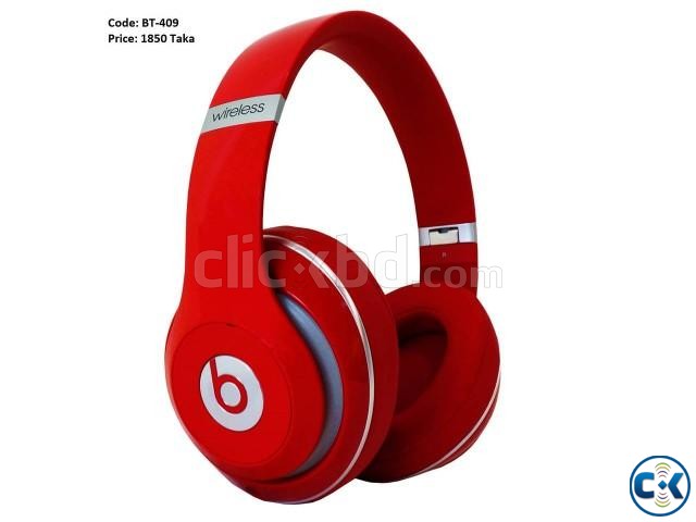 Beats Studio Wireless Over-Ear Headphone Red BT-409 large image 0