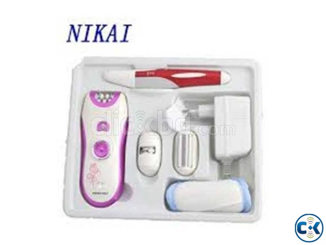 Nikai 4 in 1 Lady Shaver with Eepilator large image 0