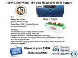 1000VA 800 Watt IPS with Hamko200 HPD Battery