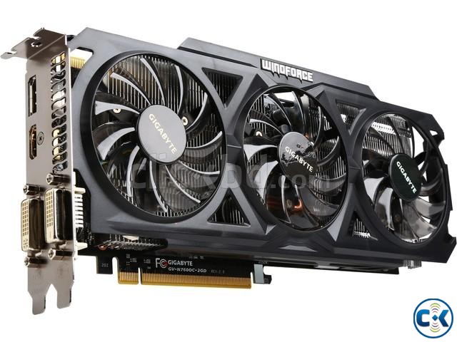 GIGABYTE GeForce GTX 760 REV 2.0 2GB WindForce 3X for Sale large image 0