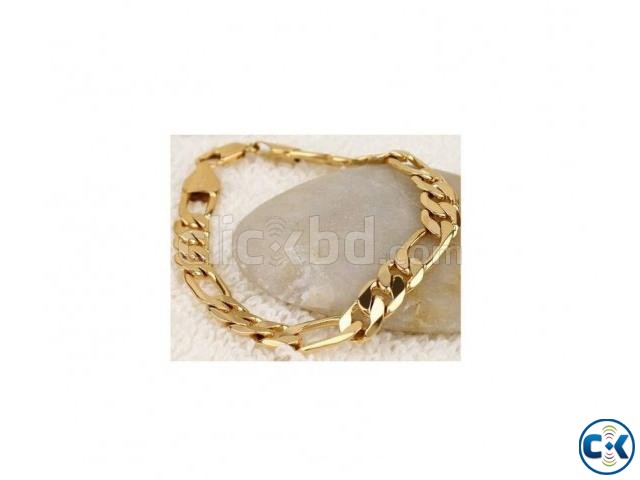 GOLD BRACELETS CHAIN BANGLE JEWELRY SB14  large image 0