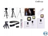 Combo Offer- Professional Tripod for Mobile Camera DSLR with