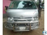 Hiace micro for rent