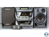 SHARP HiFi Karaoke system 2mic input CD cassette player