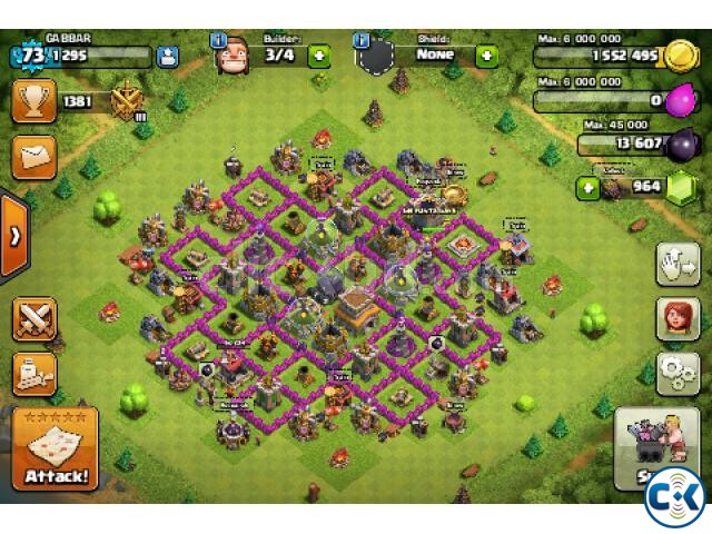 Clash of clans th8 id sell large image 0