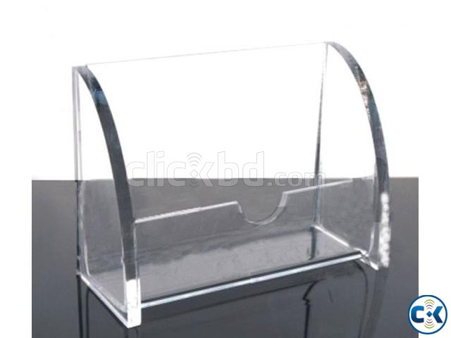 Acrylic Name Card Holder large image 0