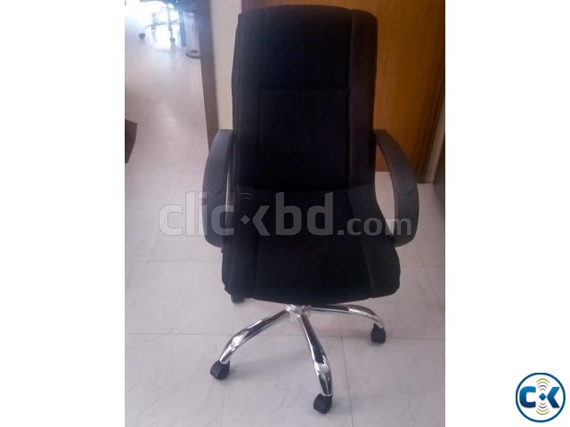 Black Cloth Chair large image 0