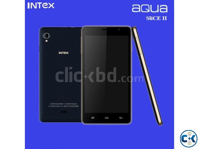 Intex Mobile Aqua Slice II Black Gold  large image 0