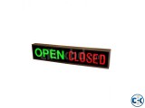 Backlit LED OPEN CLOSED Signs