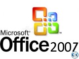 Microsoft Office 2007 Pro 5 pcs left Genuine 