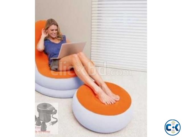 2 in 1 Air Chair and Footrest intact Box large image 0