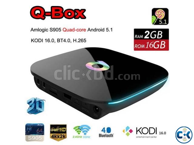 Q-box Amlogic S905Quad Core support KODI 16.0 2G 16G large image 0