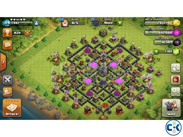 Clash of Clan Th9 haf max large image 0