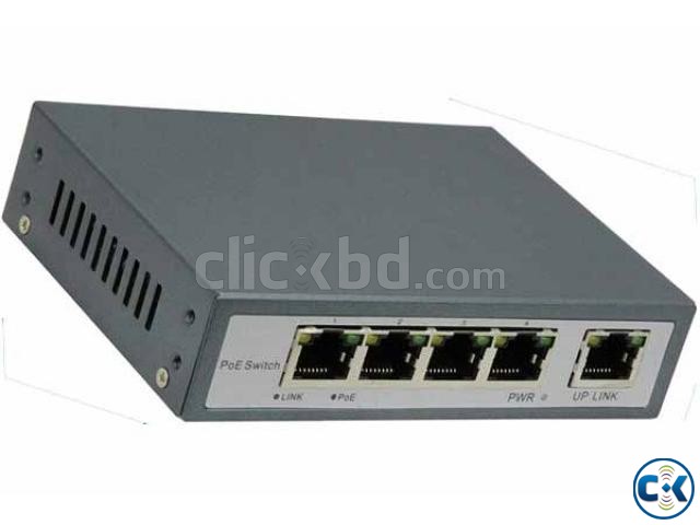 POE switch 4 port price large image 0