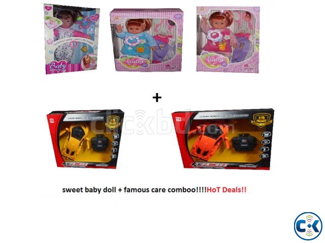 Car sweet baby combo toy large image 0