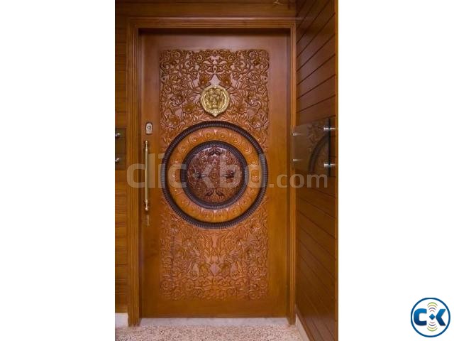 Wooden Flower Door large image 0