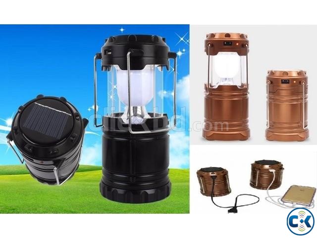 RECHARGEABLE CAMPING LANTERN LED POWERBANK large image 0