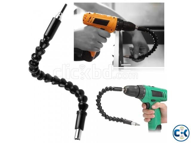 যে কোন এঙ্গেলে স্ক্রু লাগাতে Snake Bit Drill Bit Extender large image 0