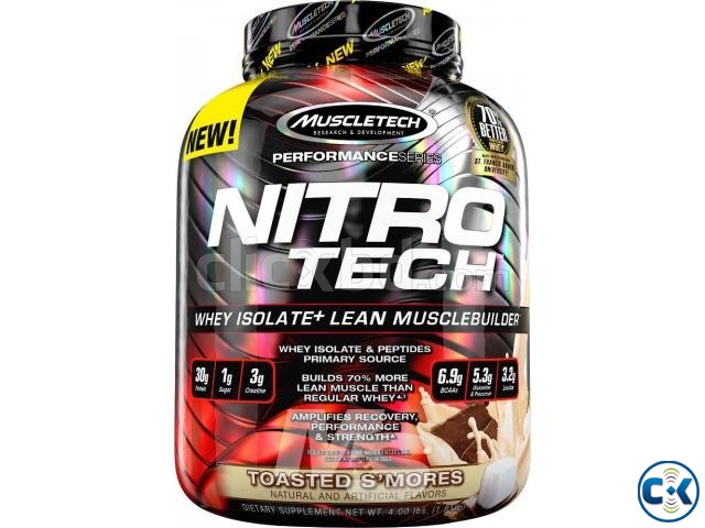 MuscleTech NITRO-TECH Whey Isolate PROTEIN. large image 0