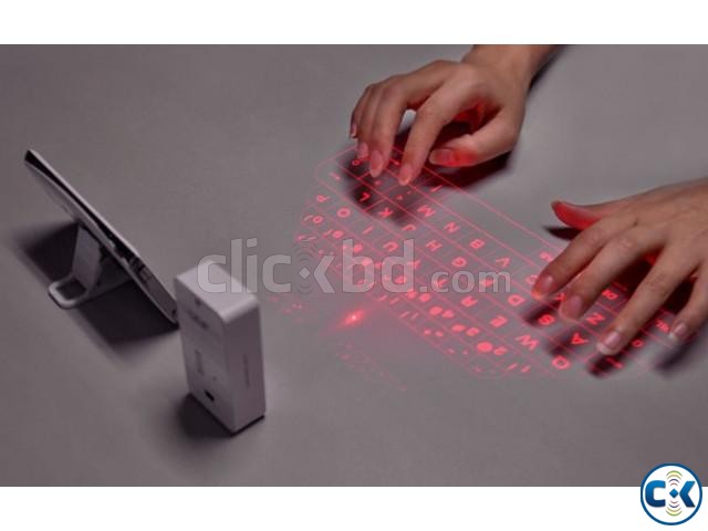 WIRELESS BLUETOOTH LASER KEYBOARD large image 0