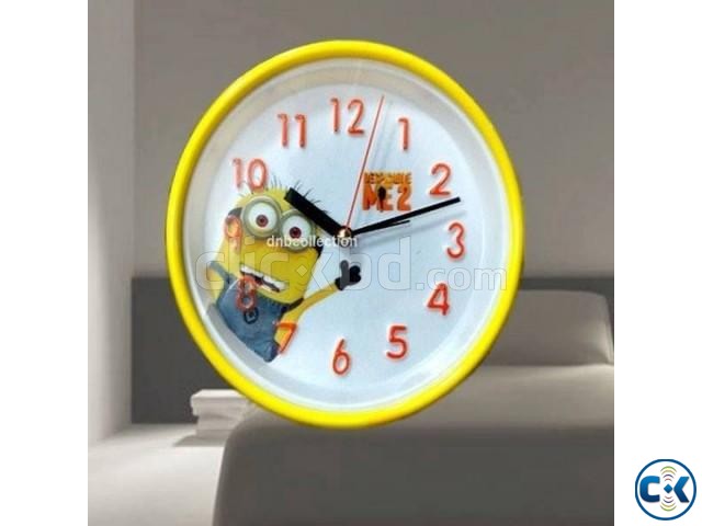 MINION SMALL WALL CLOCK large image 0