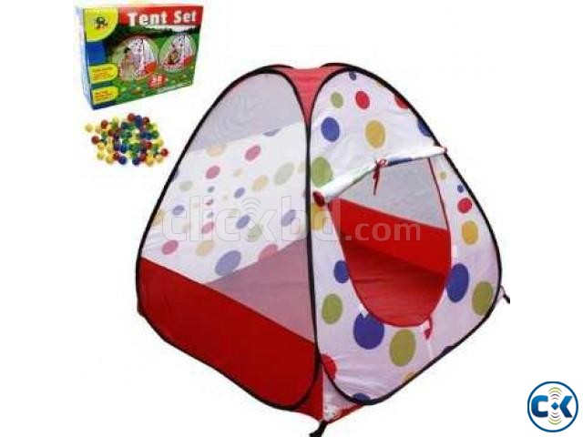 TENT PLAY HOUSE AND PIT BALL SET FOR KID large image 0