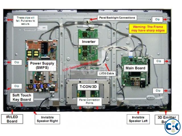 LCD TV LED TV LCD LED Monitor Servicing large image 0