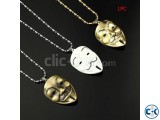 style Vendetta mask necklace pendant hip hop men