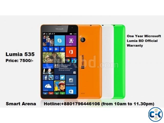 Microsoft Lumia 535 With One Year Warranty large image 0