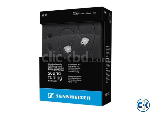 Original Sennheiser IE80 High-Fidelity Earphones large image 0