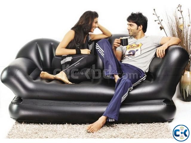 5 In 1 Inflatable Luxury Multifunction Folding Sofa Bed large image 0