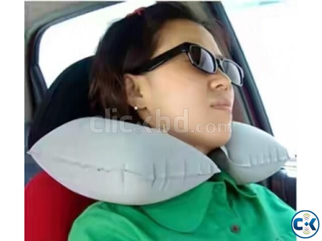 যেকোনো জার্নিতে ঘাড় ব্যথা এড়াতে আরামদায়ক-Travel Air Pillow large image 0