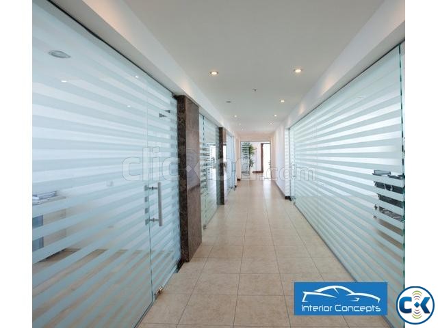 Glass partition with Decoration BDGP-03 large image 0