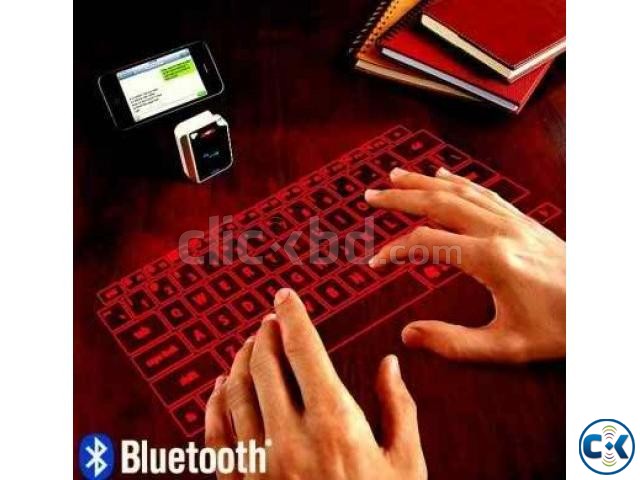 WIRELESS BLUETOOTH LASER KEYBOARD large image 0