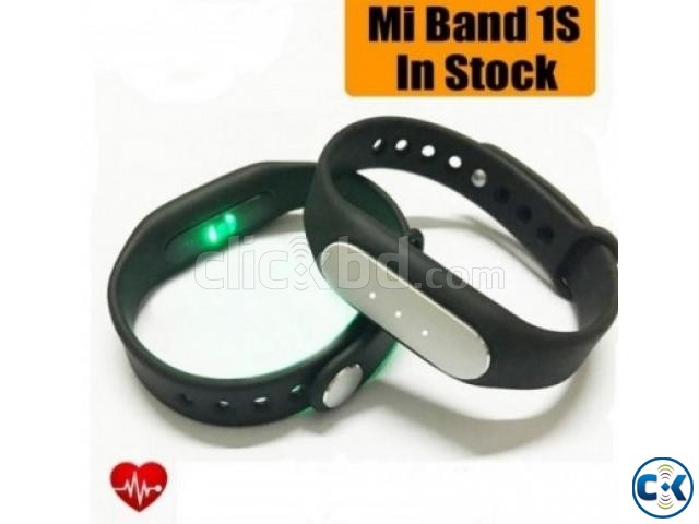 ORIGINAL XIAOMI MI BAND 1S HEART RATE WRISTBAND WITH WHITE L large image 0
