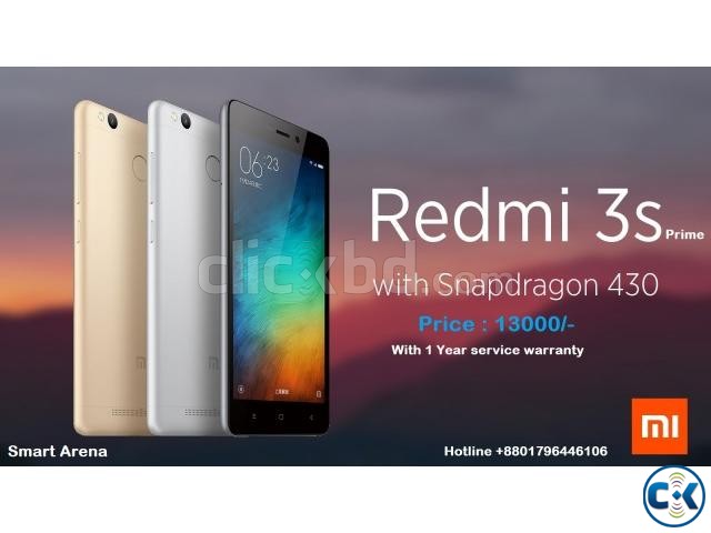 Xiaomi Redmi 3s Prime 32gb 3gb Ram With warranty large image 0