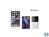 .Dual-Sim Aiek M4 keypad Touch Mini Credit Card Size PhonE