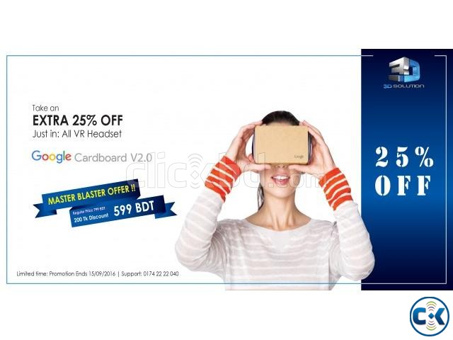 GOOGLE CARDBOARD V2.0 ORIGINAL large image 0