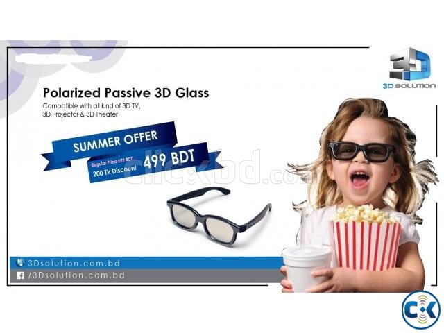 Passive Polarized 3D Glass 3D SOLUTION large image 0