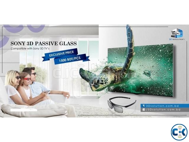 Passive 3D Glasses From Japan For Sony TV TDG-500P large image 0