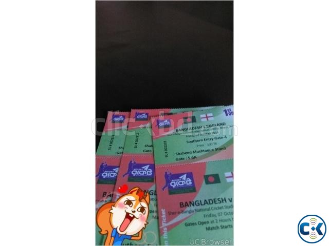 bd vs england 1st ODI Ticket large image 0