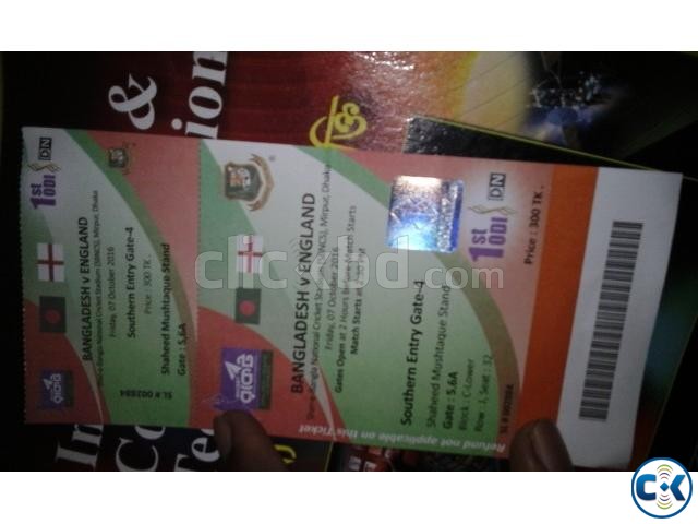 Bangladesh vs England 1st ODI match ticket large image 0