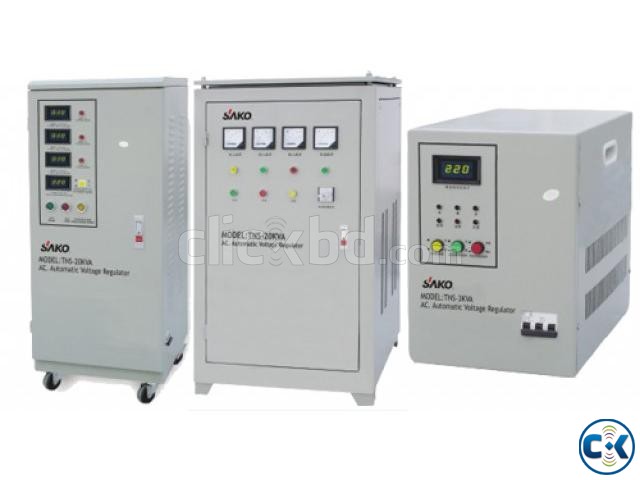 Power On Stabilizer SAKO SVR -15000 VA SERVO large image 0