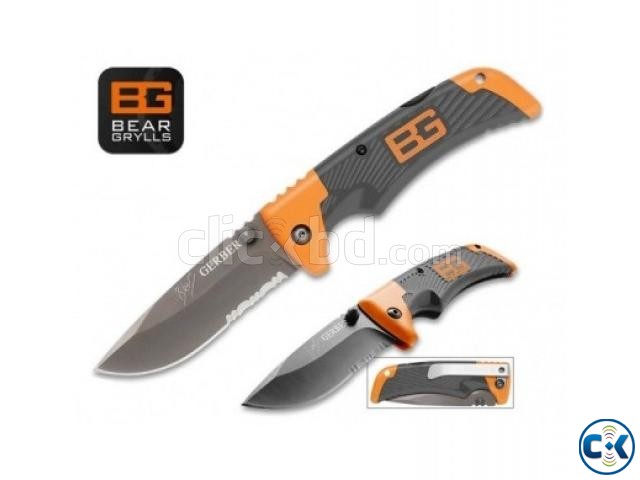 BEAR GRYLLS SURVIVAL KNIFE large image 0